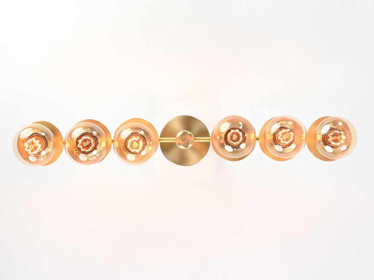 Monaco Linea - Brass Chandelier - 6 Lights - 32180