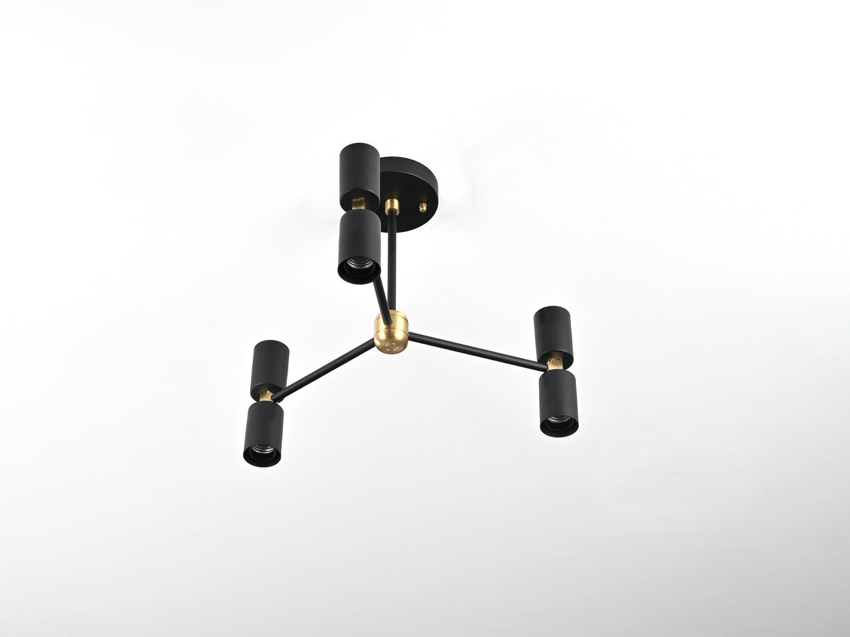 Prague Beacon - Brass Chandelier - 6 Lights - 32181