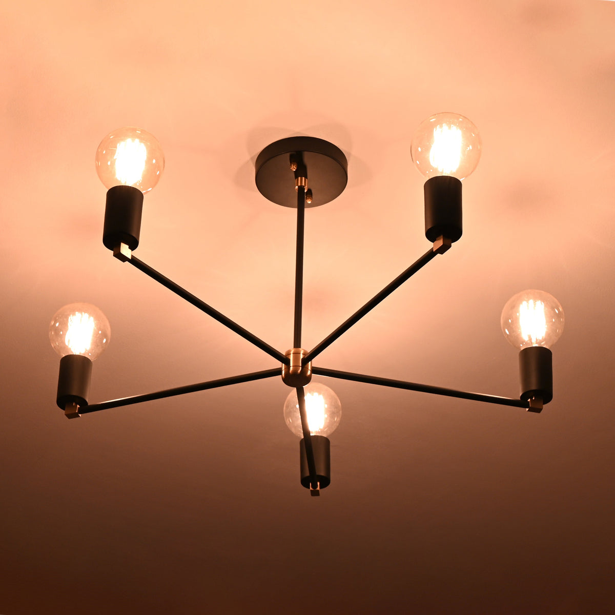 Athens Beacon - Ceiling Chandelier - 5 Lights - 32184