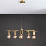 Milan Beacon - Brass Chandelier - 5 Lights - 32188