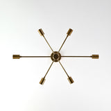 Tokyo Vector - Brass Chandelier - 6 Lights - 32191