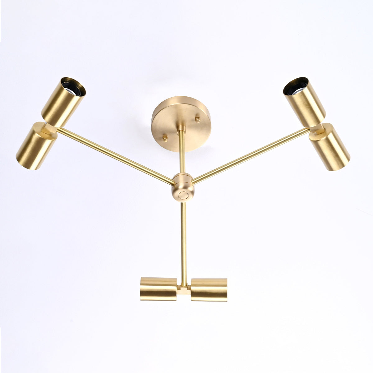 Copenhagen Beacon - Brass Chandelier - 6 Lights - 32207