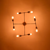 Kyoto Beacon Mid-century Chandelier - 8 Lights - 32212
