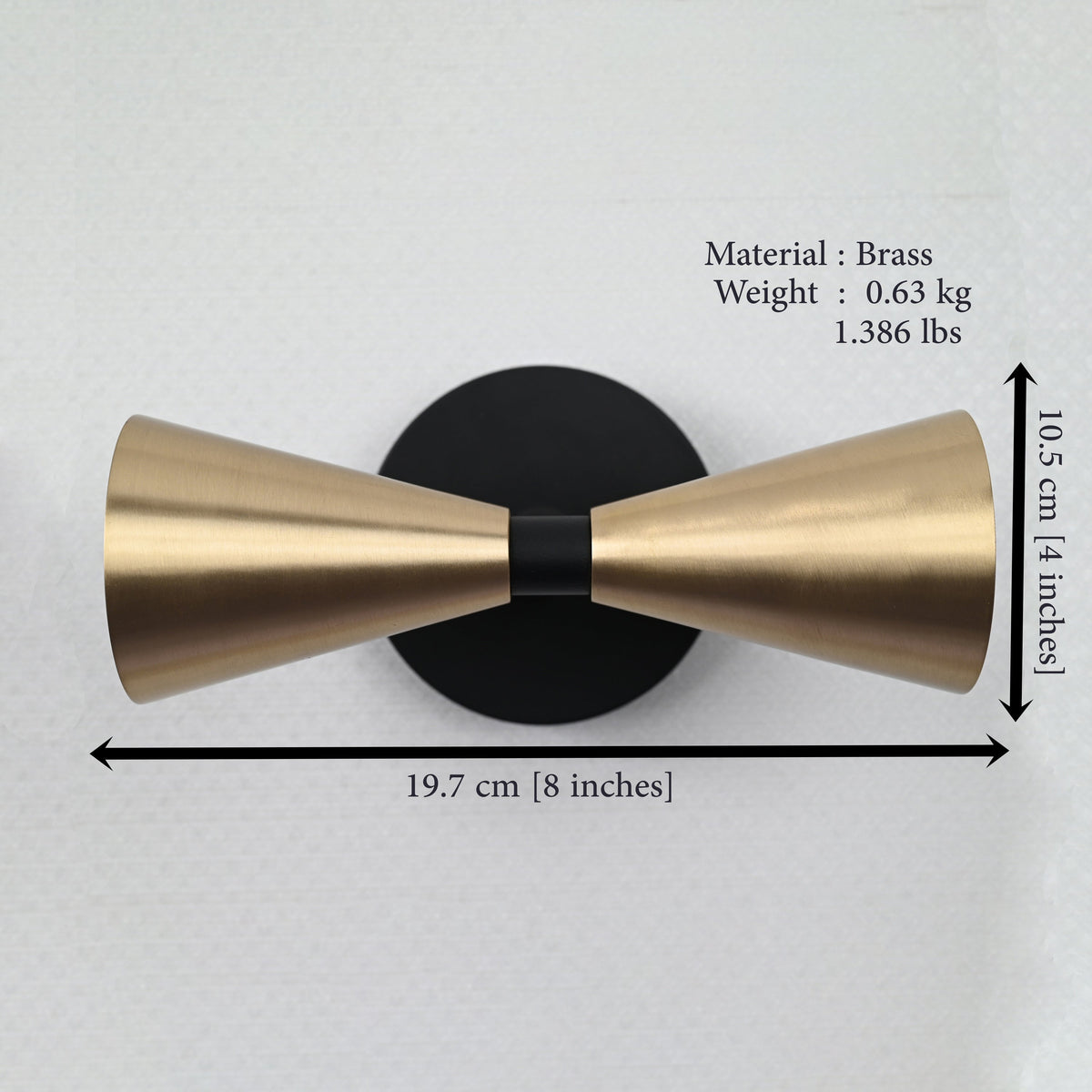 Milan Halo - Diabolo Wall Sconce - 8" - 32517