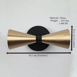 Milan Halo - Diabolo Wall Sconce - 8" - 32517