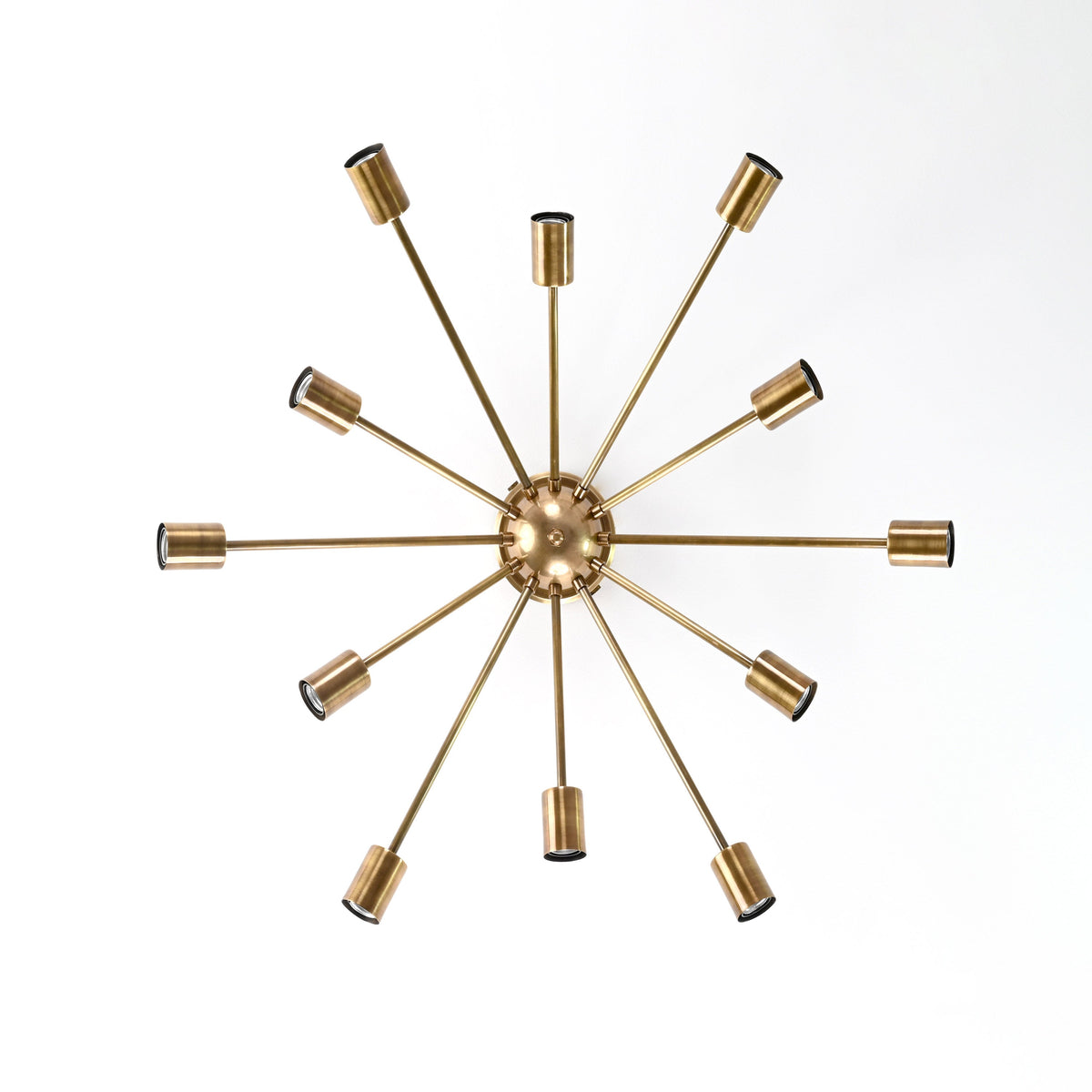 Milan Nova - Flush Mount Ceiling Chandelier - 12 Lights - 32152