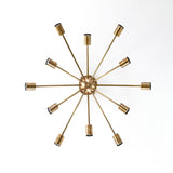 Milan Nova - Flush Mount Ceiling Chandelier - 12 Lights - 32152