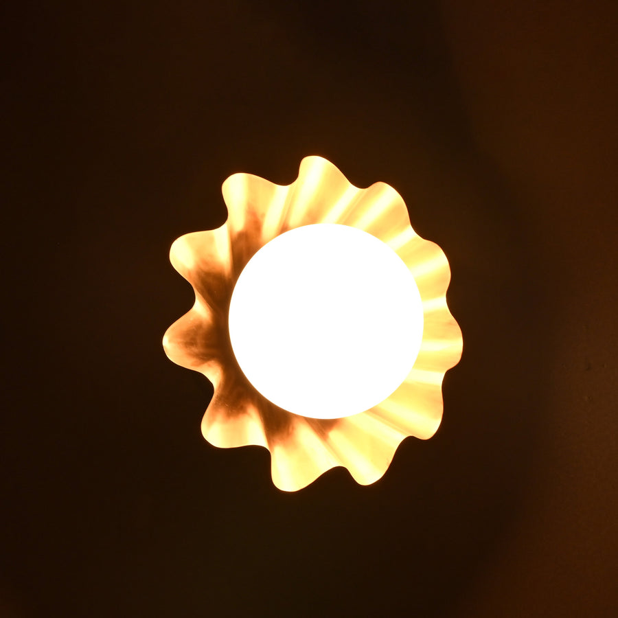 Paris Bloom - Ruffle Wall Sconce - 8" - 32637