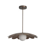 Cambria Modern Petal Disc Pendant Light – Angled View – Model 33204