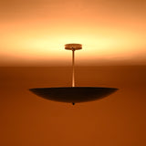 Ambient brass ceiling uplight – handcrafted minimalist 5-light design