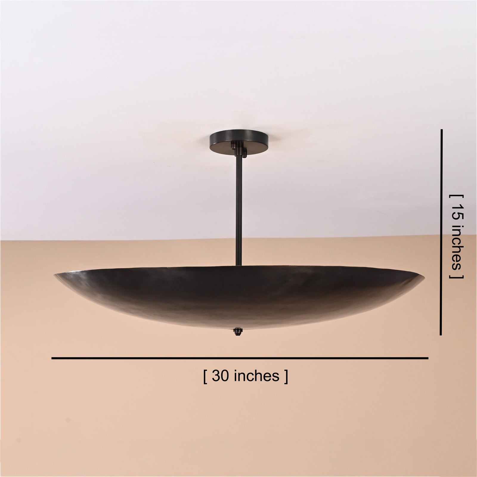 Size guide for Copenhagen Discus  -  Uplifting Chandelier - 5 Lights - 32419