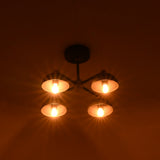 Close-up of brass bowl shade ceiling light showing smooth matte finish and soft reflective interior.
