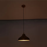 Brass Leaf Studio solid copper dome pendant light with artistic surface finish for luxury kitchen and dining interiors
