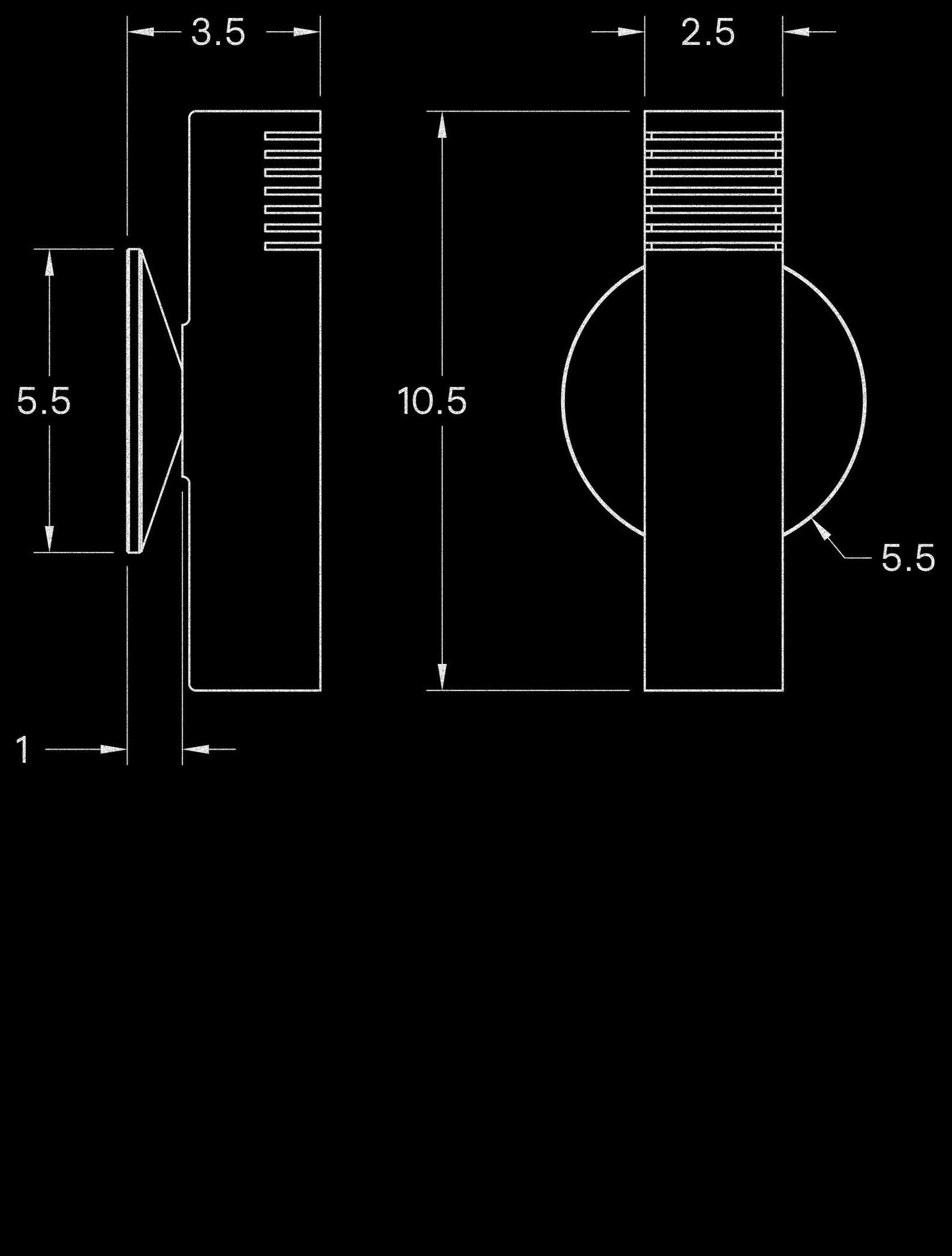 Size guide for Vienna Aura - Globe Wall Sconce  - 10.5