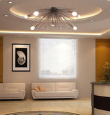 Kyoto Urchin - Flush Mount Pendant Chandelier - 9 Lights - 32135