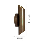 Slim Cylinder Wall Light With Upward And Downward Glow, Modern Accent Sconce For Hallway, Bedroom, Living Room, Bathroom Vanity Lighting