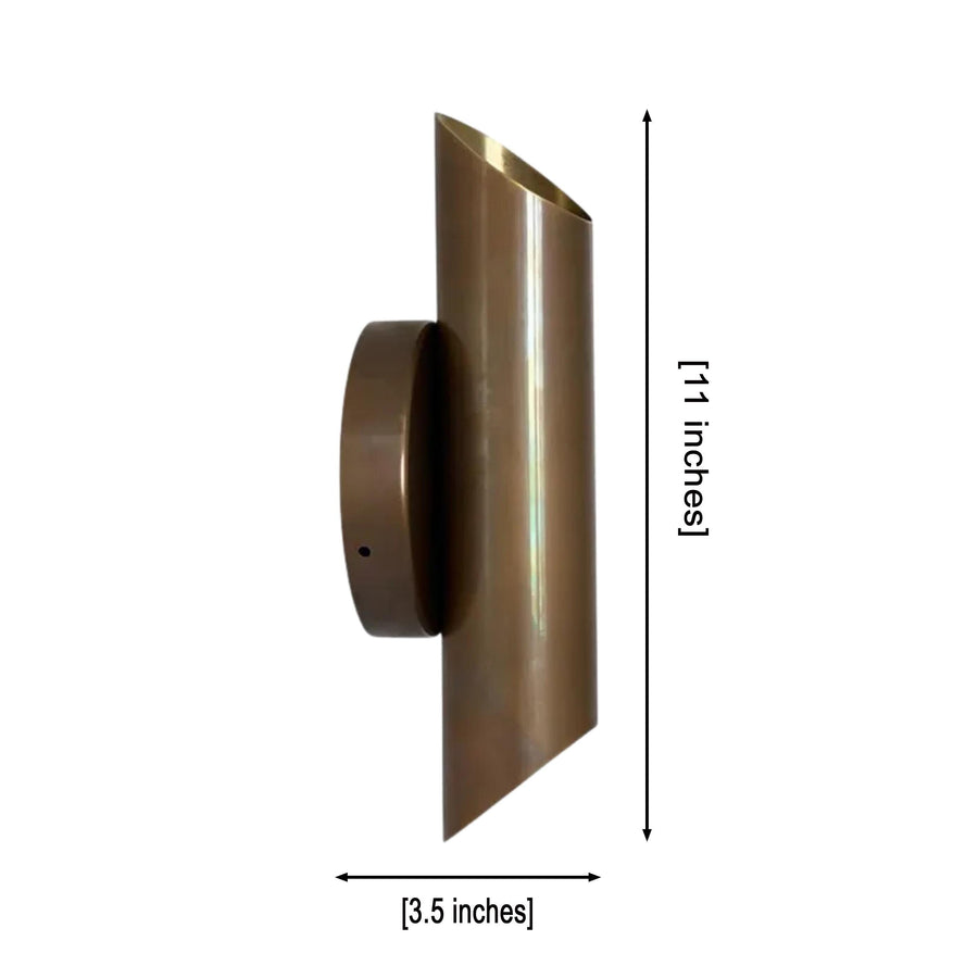 Modern Up Down Wall Sconce, Cylindrical Accent Light, Minimalist Hallway Lighting, Contemporary Bedroom Wall Lamp, Ambient Architectural Fixture