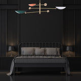 Berlin Orbital - Brass Chandelier - 3 Lights - 32300