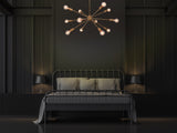Cairo Nova Mid-century Chandelier - 12 Lights - 32143