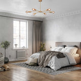Vienna Vector - Brass Chandelier - 6 Lights - 32148