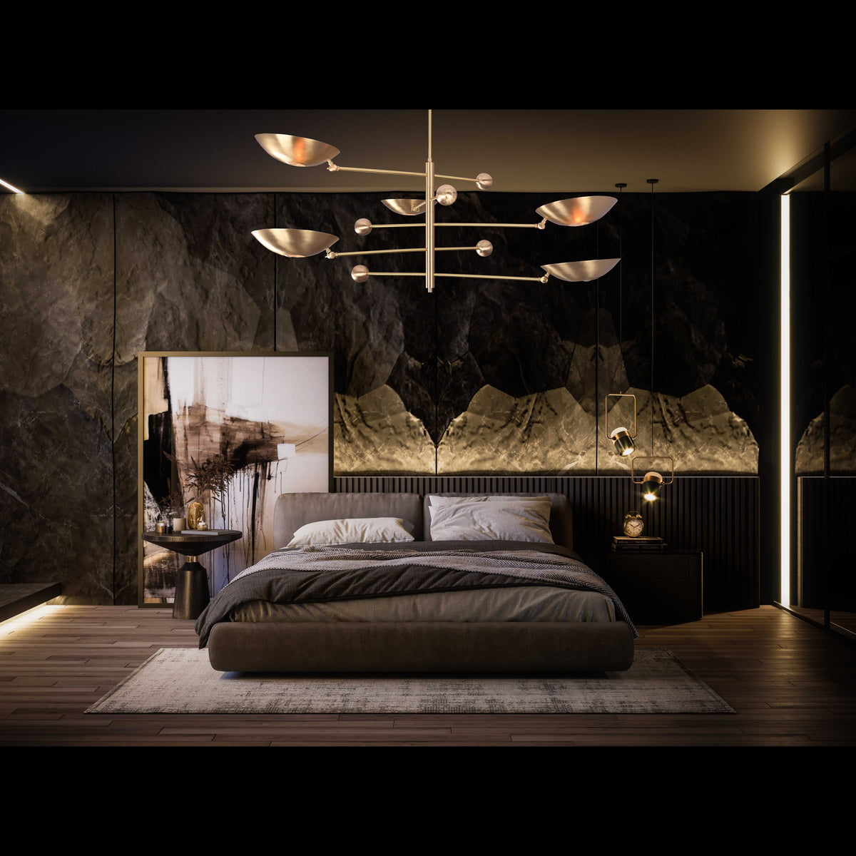 Stockholm Orbital - Chandelier - 5 Lights - 32307