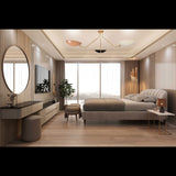 Rome Discus  - Flush Mount Uplifting Chandelier - 3 Lights - 32303
