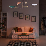 Berlin Orbital - Brass Chandelier - 3 Lights - 32300