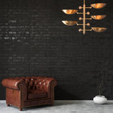 Athens Ortbital  -  Uplifting Chandelier - 5 Lights - 32335