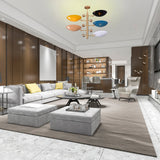 Berlin Ortbital  -  Uplifting Pendant Chandelier - 5 Lights - 32330