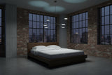 Madrid LED pendant dimension view showing 60 inch width and 22 inch height for product size reference