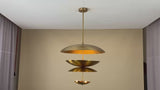 Lisbon Cascade  -  Uplifting Brass Chandelier - 8 Lights - 32449