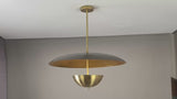 Barcelona Discus  -  Uplifting Mid-century Chandelier - 3 Lights - 32466