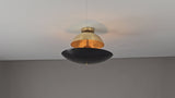 Lisbon Discus  - Flush Mount Uplifting Pendant Chandelier - 8 Lights - 32453
