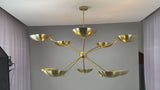 Tokyo Nova Mid-century Chandelier - 10 Lights - 32458