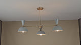 Milan Pivot - Diabolo Brass Chandelier - 6 Lights - 32448