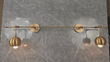 Vienna Aura - Twin-Globe Wall Sconce  -  42" - 32605