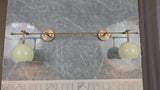 Vienna Aura - Twin-Globe Wall Sconce  -  42" - 32606