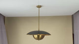 Oslo Discus  -  Uplifting Pendant Chandelier - 3 Lights - 32435