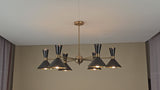 Oslo Pivot - Diabolo Pendant Chandelier - 12 Lights - 32450