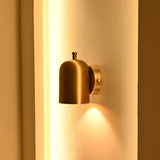 Rome cylindrical wall sconce dimension view showing approximately 7 inch height and 5 inch width