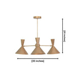 Sutton Perforated Cone Chandelier dimensions 35 inch wide and 25 inch high – Model 62007